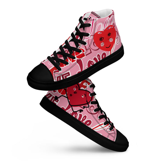 FREE SHIPPING - Men’s high top canvas shoes