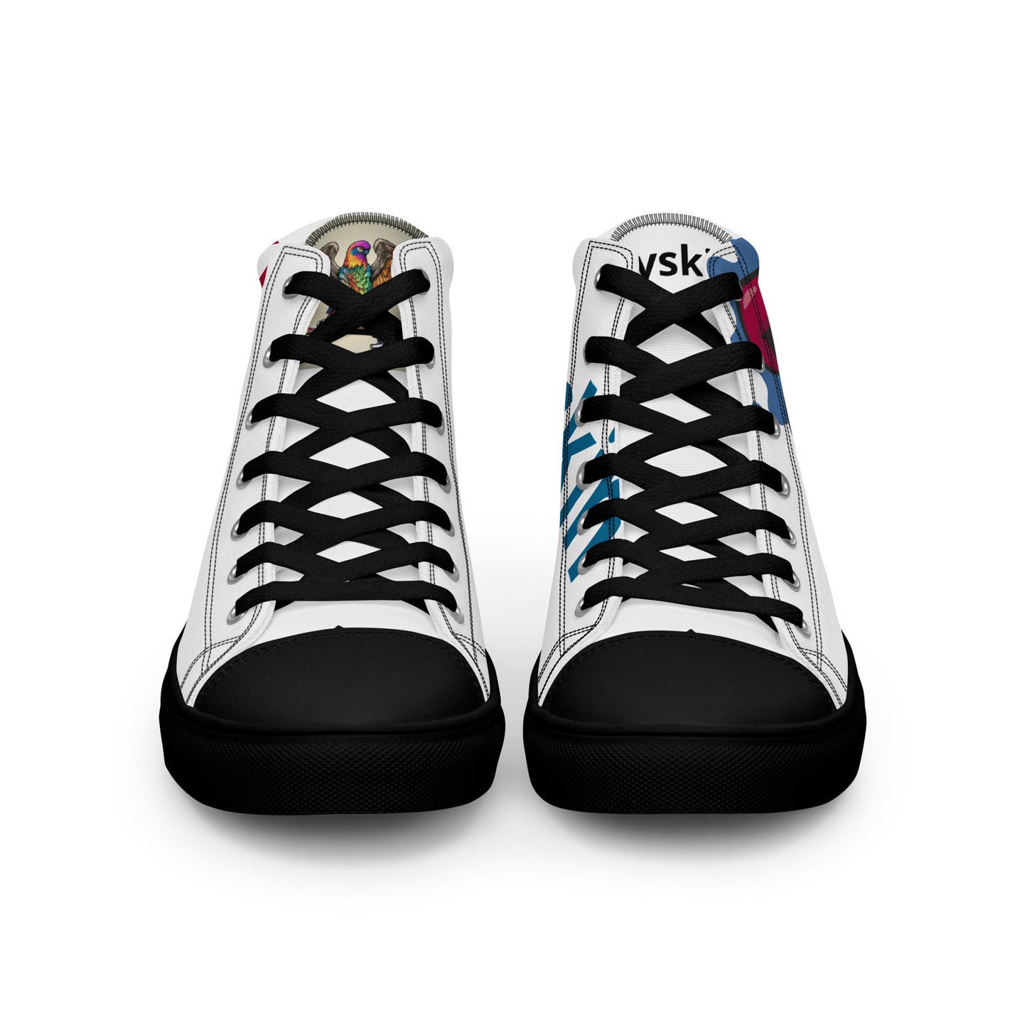 FREE SHIPPING- Men’s high top canvas shoes