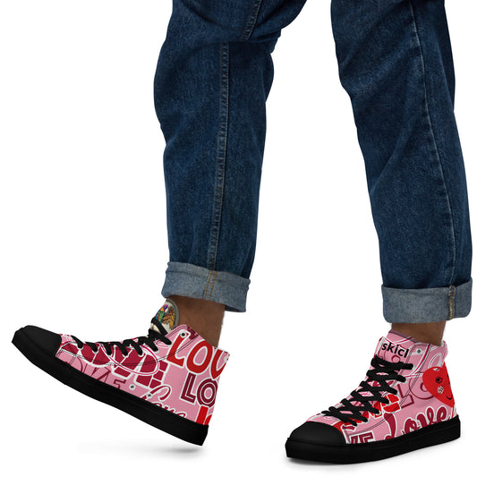 FREE SHIPPING - Avyskicks Men’s high top canvas shoes