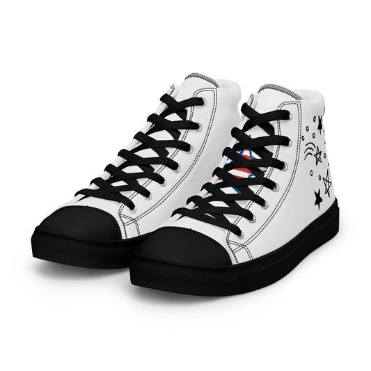 FREE SHIPPING- Avyskicks Men’s high top canvas shoes