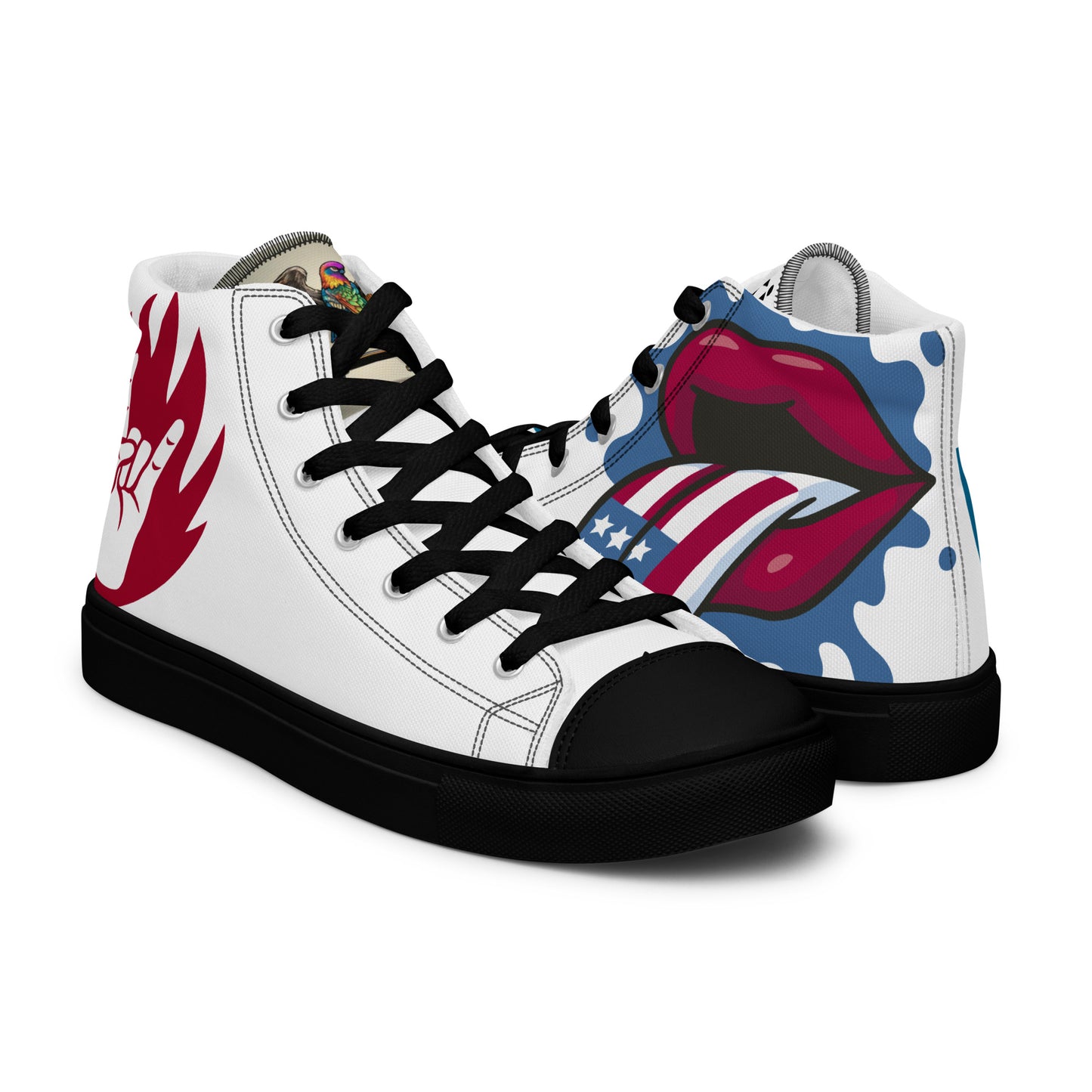 FREE SHIPPING- Men’s high top canvas shoes