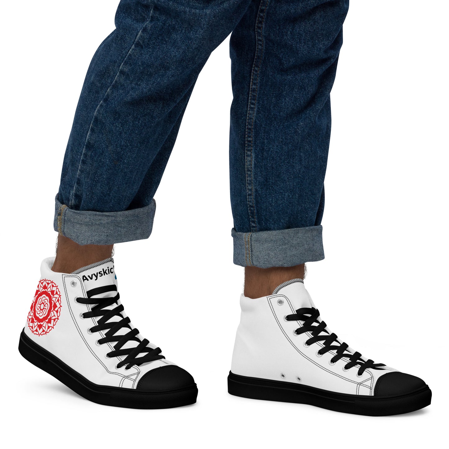 FREE SHIPPING - Men’s high top canvas shoes