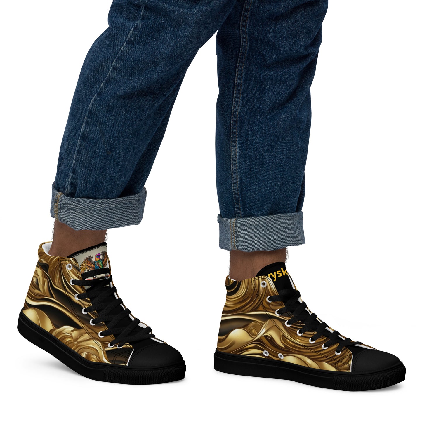 FREE SHIPPING - Avyskicks Men’s high top canvas shoes